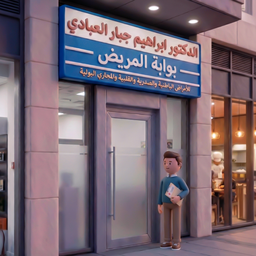 بوابة المريض - عيادة الدكتور إبراهيم العبادي